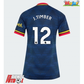 Arsenal Jurrien Timber #12 Segunda Equipación Mujer 2026-27 Manga Corta